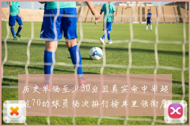 历史单场至少30分且真实命中率超过70的球员场次排行榜库里领衔詹姆斯杜兰特紧随其后